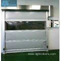Production of PVC fast rolling shutter door